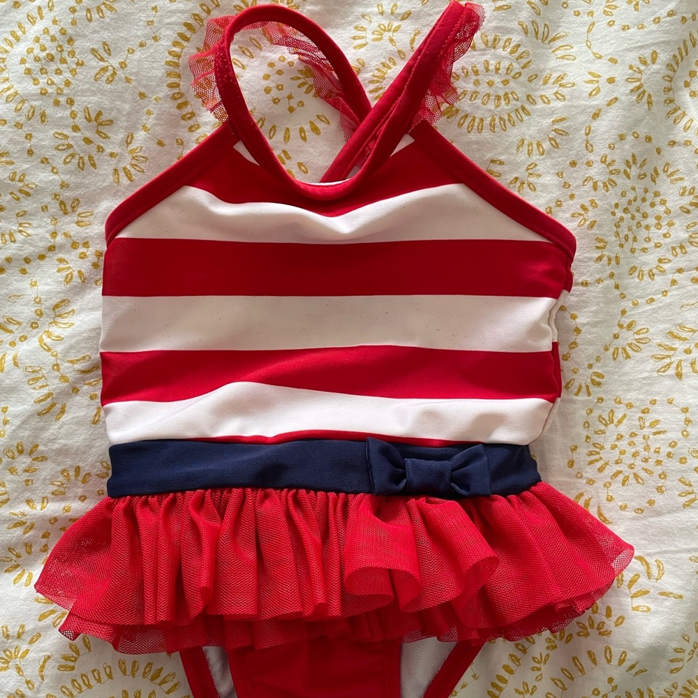 Red/white/blue swimsuit